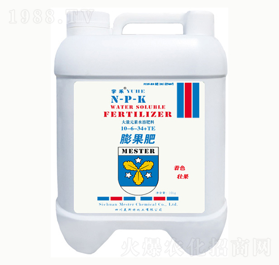 宇禾膨果肥10-6-34+TE-銘潤化工