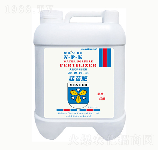 宇禾起苗肥30-10-10+TE-銘潤(rùn)化工