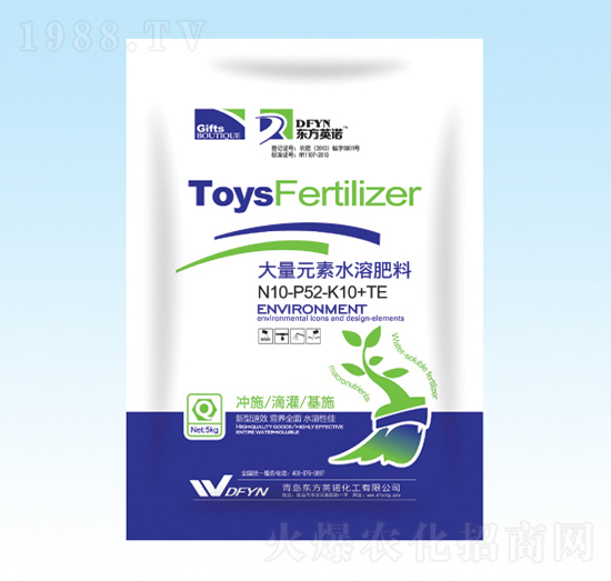 高磷型大量元素水溶肥料10-52-10+TE-超能-東方英諾