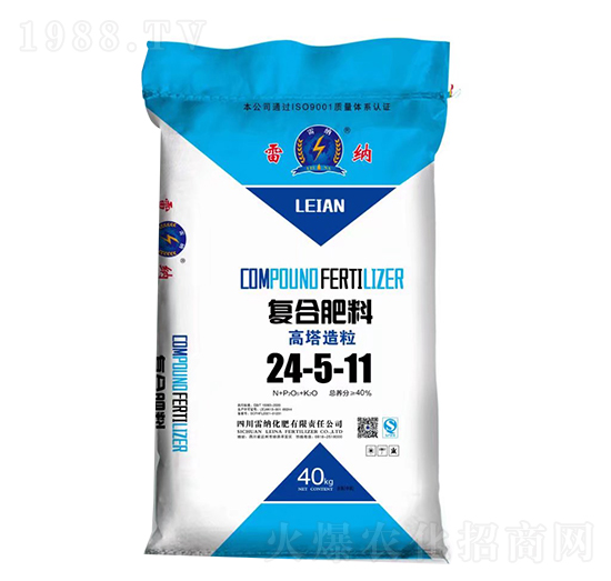 高塔造粒復(fù)合肥料24-5-11-雷納