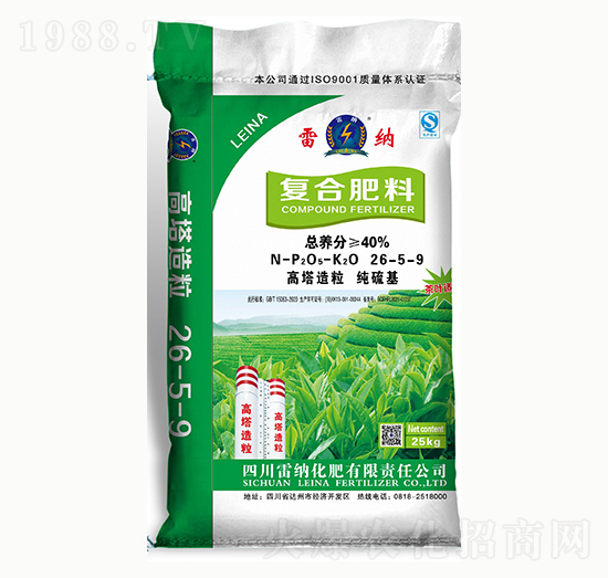 高塔造粒復(fù)合肥料26-5-9-雷納