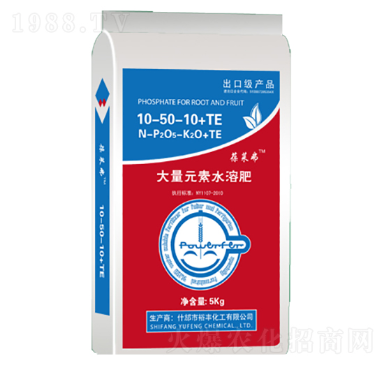 大量元素水溶肥10-50-10+TE+MgO-葆萊弗-普德頌