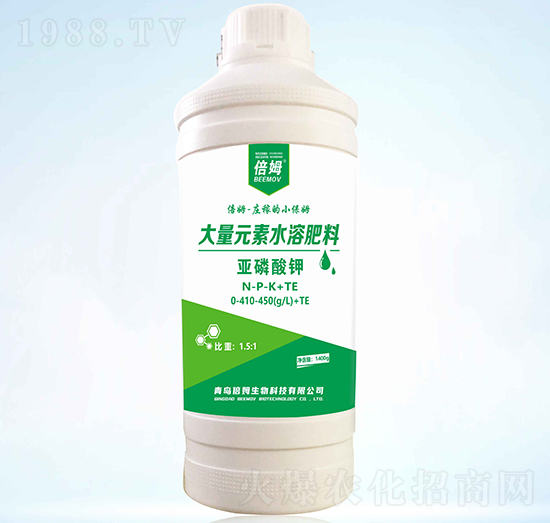 1400g亞磷酸鉀0-410-450+TE-倍姆生物