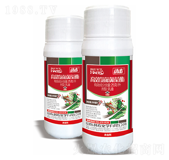 25克每升高效氯氟氰菊酯乳油-動(dòng)擊-韓農(nóng)