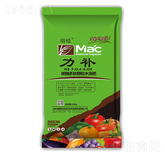 20kg碳酶多肽顆粒水溶肥-力補-瑞閣邁特