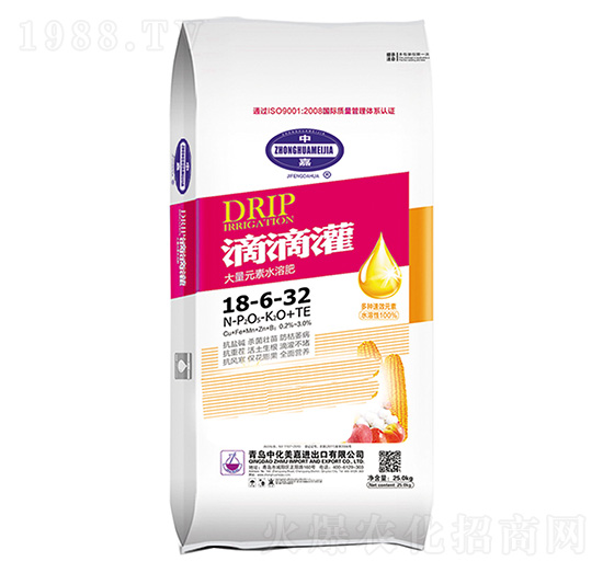 大量元素水溶肥料18-6-32-滴滴灌-中化美嘉