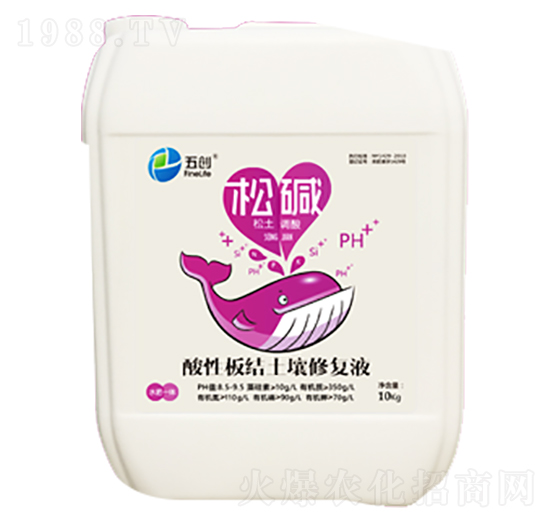 酸性板結土壤修復液-松堿-五創(chuàng)