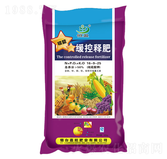 緩控釋肥16-9-25-嘉旺