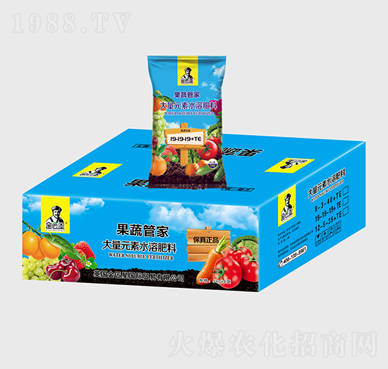 大量元素水溶肥料19-19-19+TE-果蔬專家-金匠星