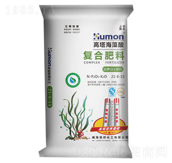 高塔海藻酸復合肥料21-6-13-恒邦化工
