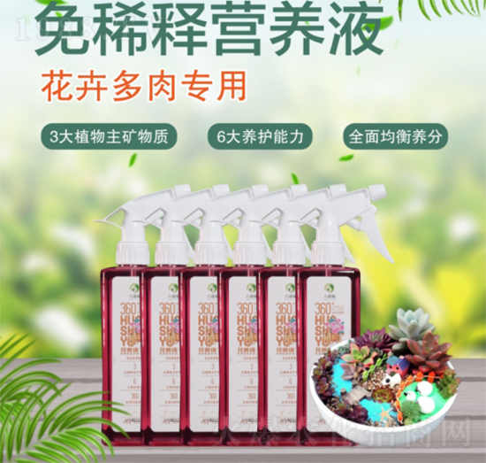 免稀釋花卉多肉專用營養(yǎng)液-花善語-六道福