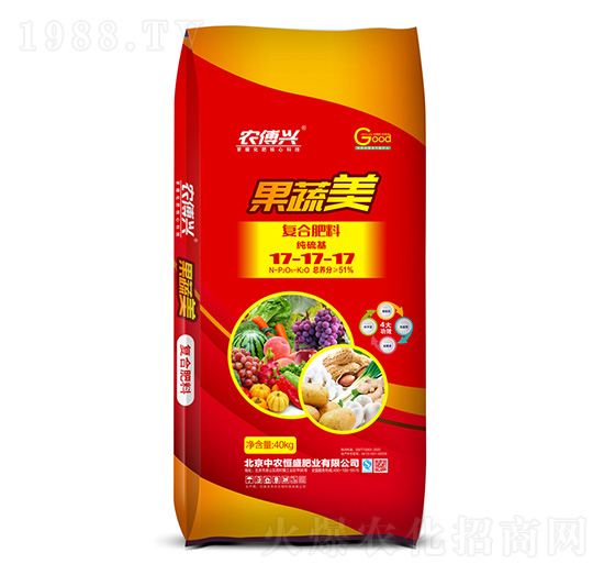 純硫基復(fù)合肥料17-17-17-果蔬美-農(nóng)傅興-中農(nóng)恒盛