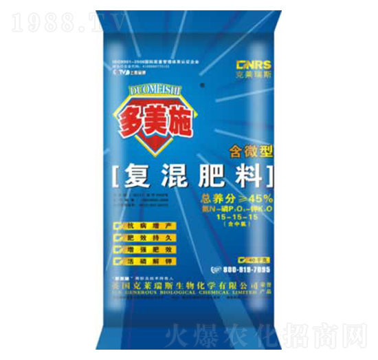 復(fù)混肥料15-15-15-多美施肥業(yè)