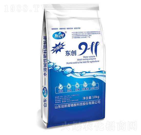 水溶性腐植酸復(fù)合肥-東創(chuàng)911-東創(chuàng)