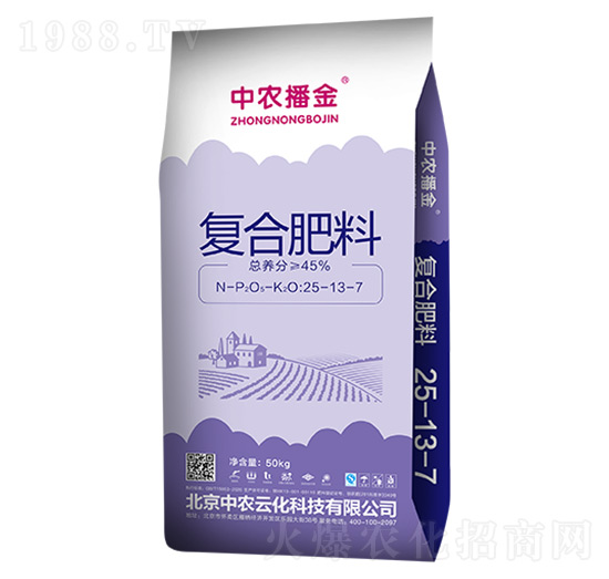 復合肥料25-13-7-中農(nóng)播金-美諾爾