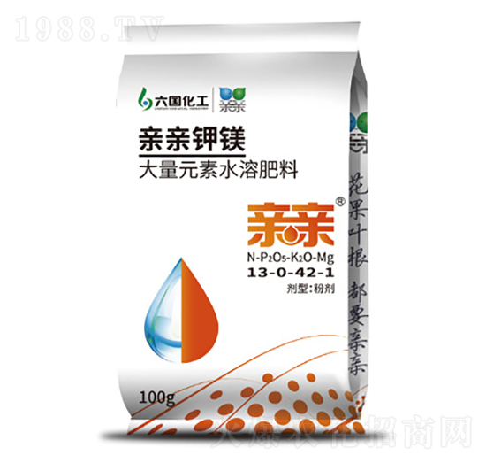 大量元素水溶肥料13-0-42-1-親親硅鎂-六國化工