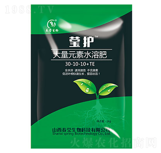 大量元素水溶肥料30-10-10+TE-瑩護(hù)-春瑩生物