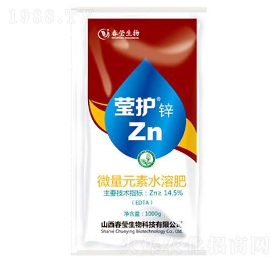 微量元素水溶肥-瑩護(hù)鋅-春瑩生物