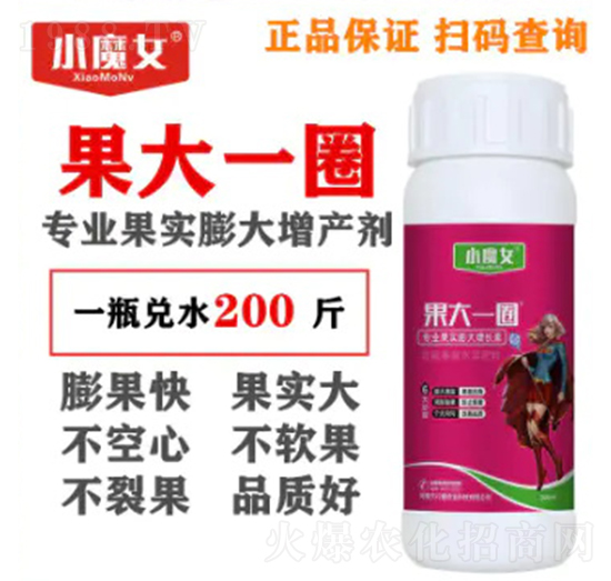 專業(yè)果實膨大增產(chǎn)劑-果大一圈-小魔女-天行健
