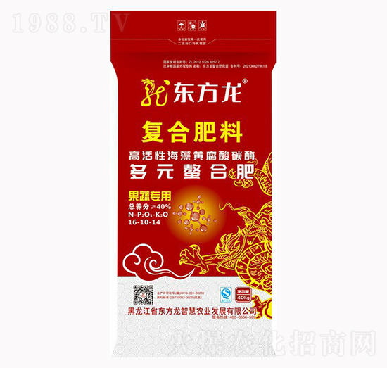 果蔬專用多元螯合復合肥料16-10-14-東方龍