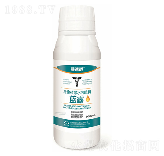 含腐植酸水溶肥料-藍(lán)露-綠速葳-長(zhǎng)豐化工