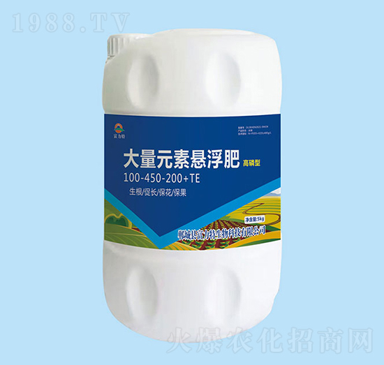 高磷型大量元素懸浮肥100-450-200+TE-富力特