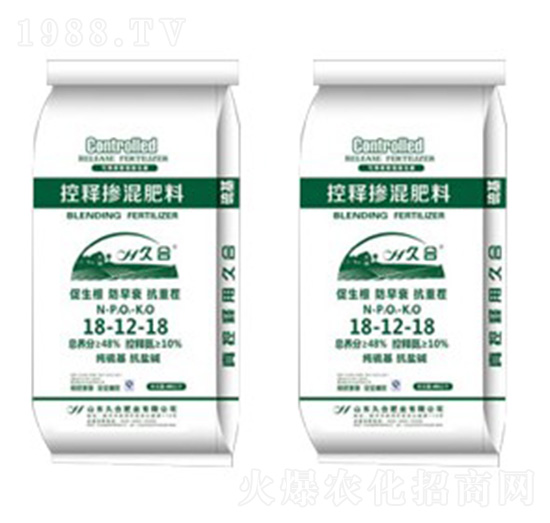 高鉀控釋摻混肥料18-12-18-久合肥業(yè)