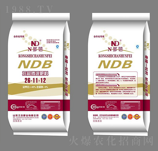 40kg控釋摻混肥料26-11-12-久合肥業(yè)