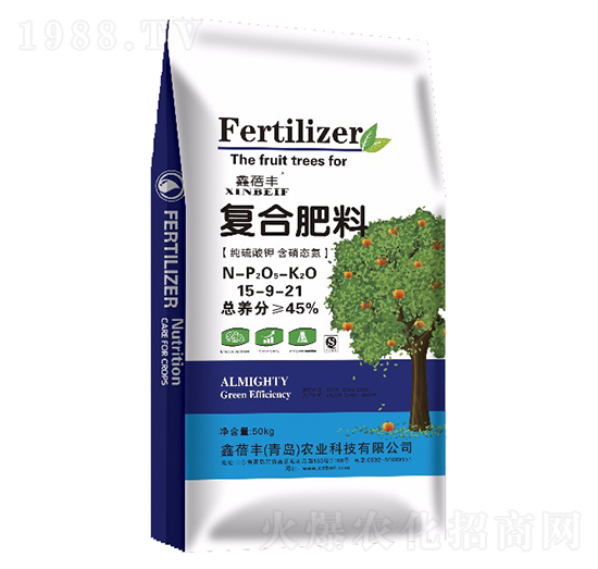 45%復(fù)合肥料15-9-21-鑫蓓豐