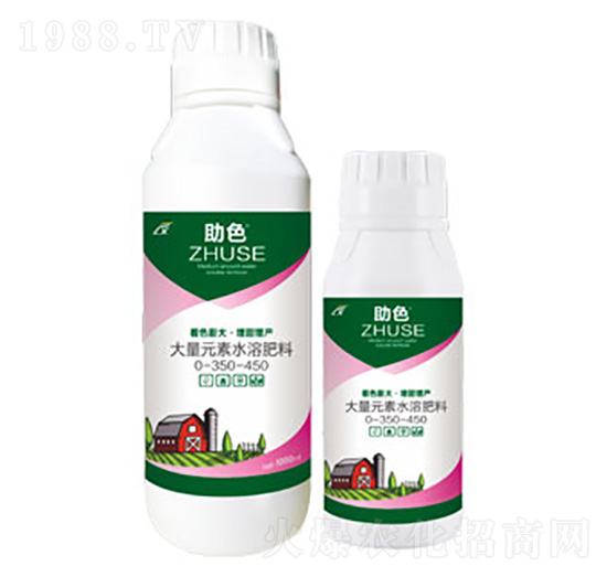 磷鉀雙補(bǔ)大量元素水溶肥料-助色-連象生物