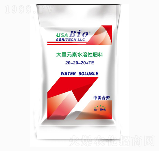 大量元素水溶肥料20-20-20+TE-農康生物