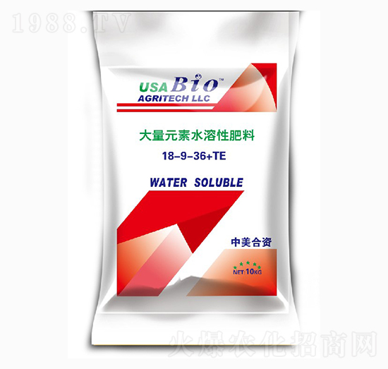 大量元素水溶肥料18-9-36+TE-農(nóng)康生物