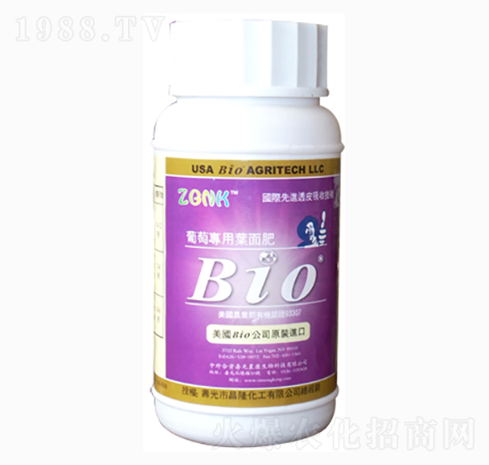 葡萄專用葉面肥-農康生物