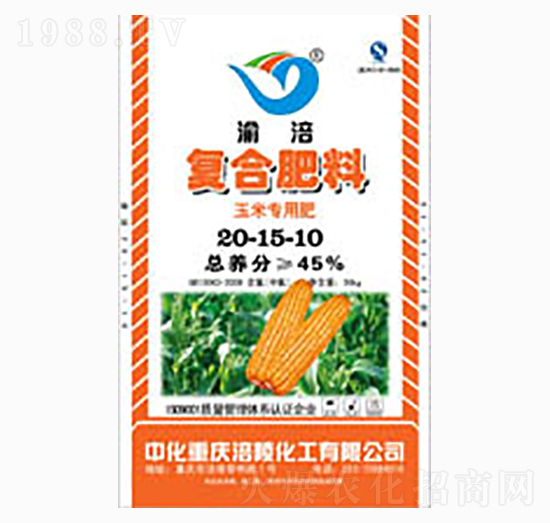 玉米專用復(fù)合肥料20-15-10-涪陵化工