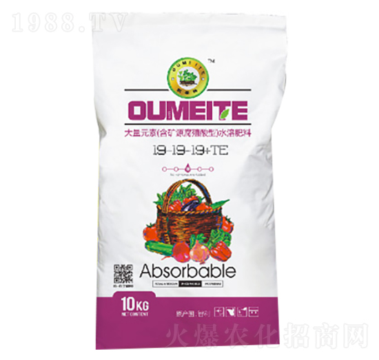 大量元素水溶肥料19-19-19+TE-歐美特
