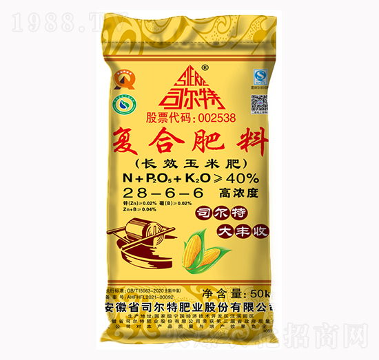 玉米專用復(fù)合肥料28-6-6-司爾特