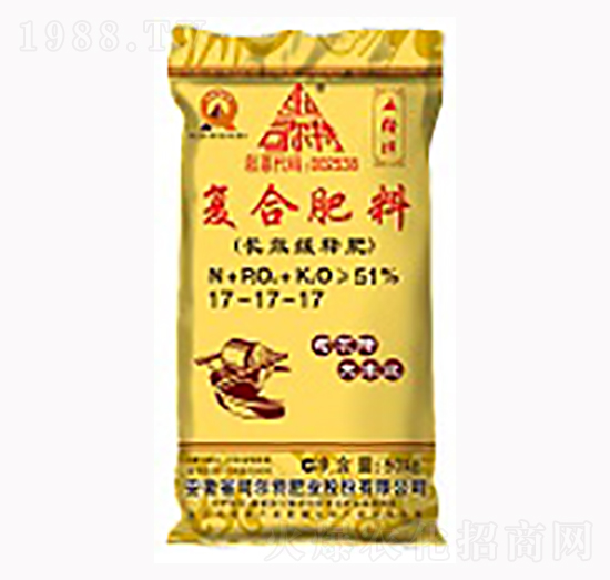 長(zhǎng)效緩釋復(fù)合肥料17-17-17-司爾特