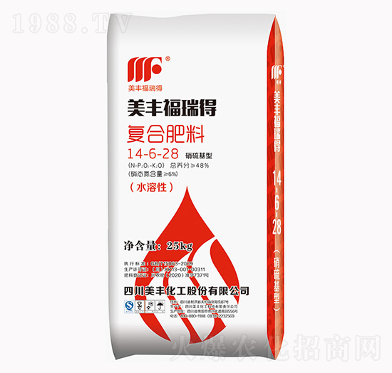 美豐福瑞得復(fù)合肥料14-6-28-美豐化工