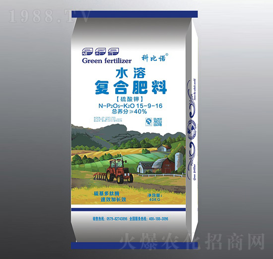硫酸鉀水溶復(fù)合肥料15-9-16-科比諾-喜綠潤豐