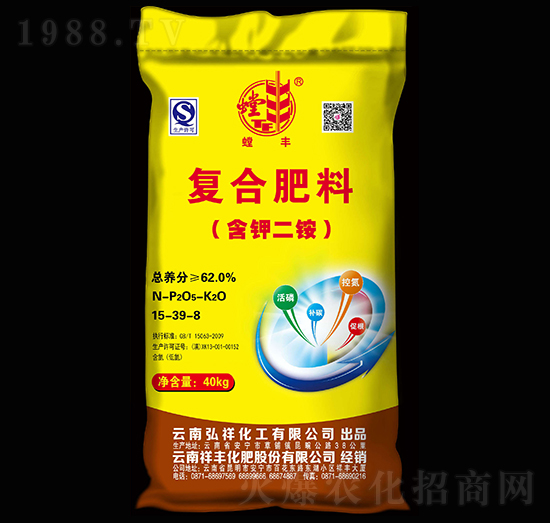 含鉀二銨復(fù)合肥料15-39-8-螳豐-祥豐集團(tuán)