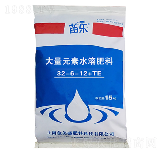 大量元素水溶肥32-6-12+TE-苗樂-永通生態(tài)