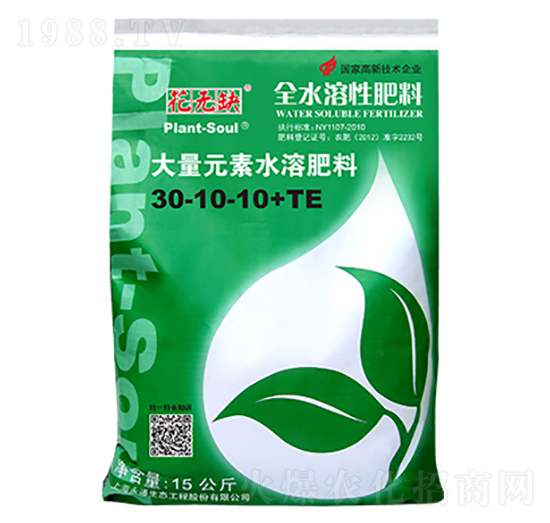 大量元素水溶肥30-10-10+TE-花無(wú)缺-永通生態(tài)