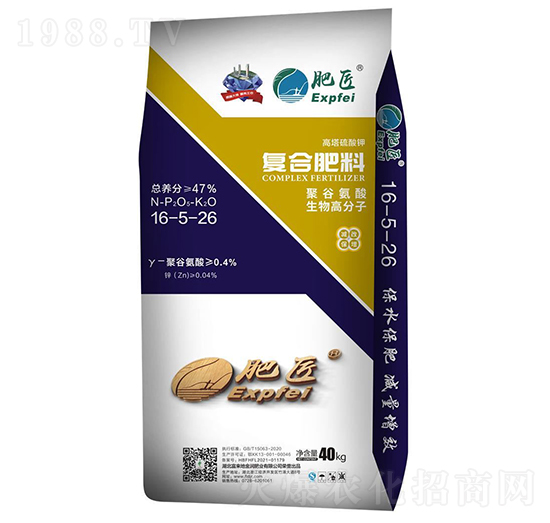 復合肥料16-5-26-肥匠-富來地