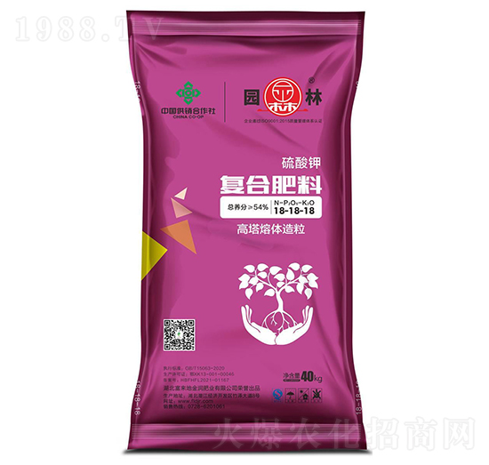 硫酸鉀復(fù)合肥料18-18-18-園林-富來地