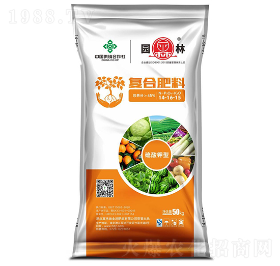 硫酸鉀型復(fù)合肥料14-16-15-園林-富來(lái)地