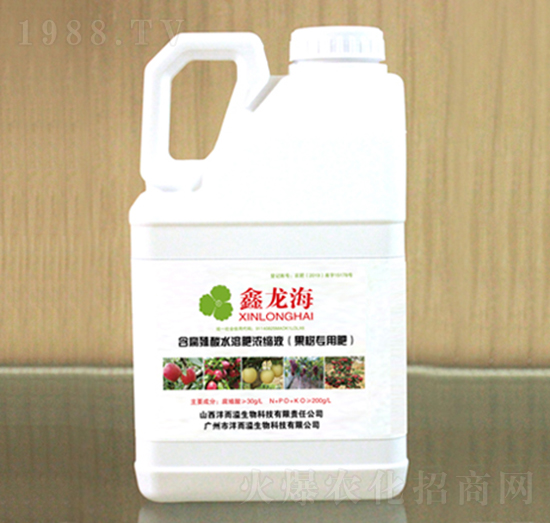 果樹專用含腐植酸水溶肥濃縮液-鑫龍海-洋而溢生物