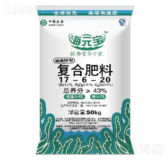 硫酸鉀型復(fù)合肥17-6-20-中農(nóng)農(nóng)資