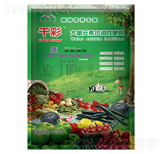 大量元素水溶肥料10-30-20+TE-千彩·藍-加農(nóng)和信