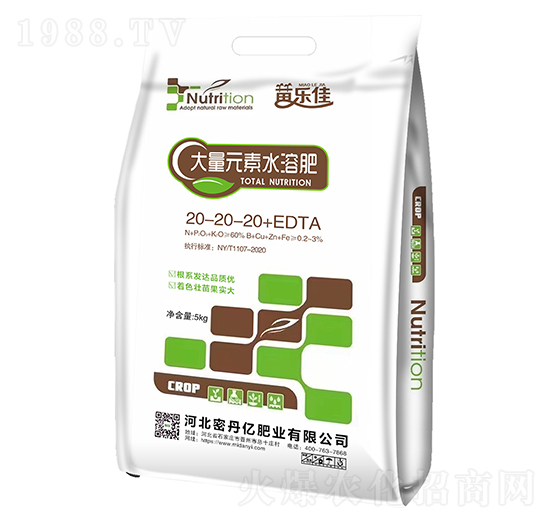 大量元素水溶肥20-20-20-EDTA-密丹億