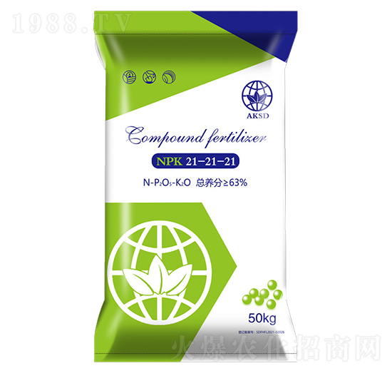 全水溶性復合肥料21-21-21-中盛農(nóng)業(yè)